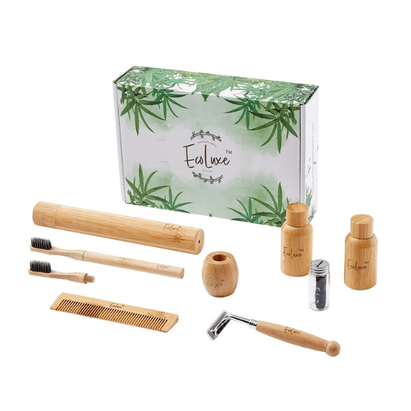 Bamboo Personal Care Travel Gift Set