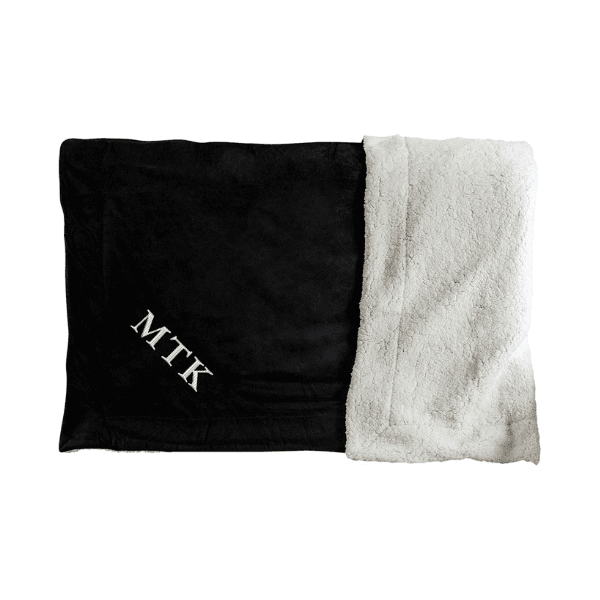 Fleece Sherpa Blanket - 50" x 60" (Monogrammed)