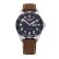 Custom Victorinox Swiss Army Fieldforce Blue Leather Strap Watch